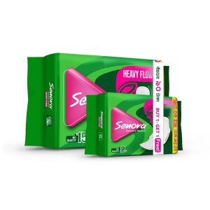 Buy 1 Senora Heavy Flow Sanitary Napkin 15 Pads & Get 8 Pads Free